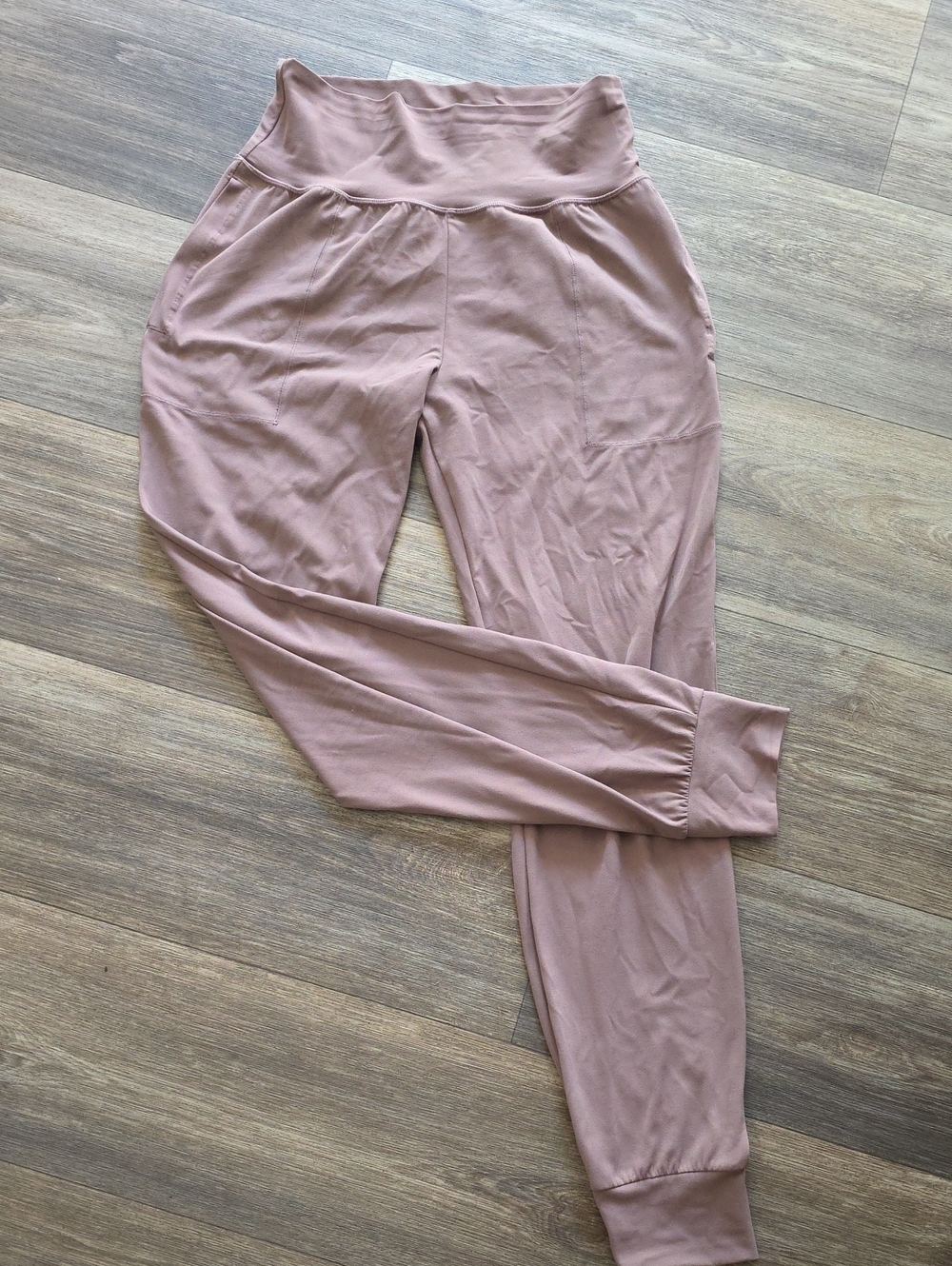 Athleta Mauve High-Waist Jogger Pants
